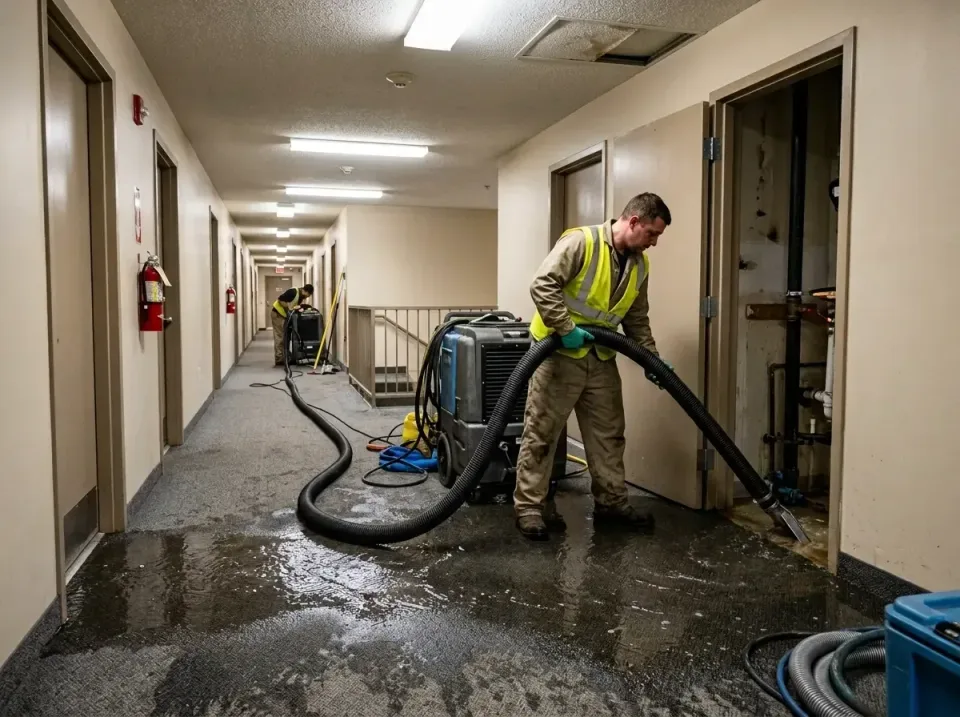 multi-unit-apartment-hallway-f-005 — frequently asked questions, Emergency Burst Pipe Water Extraction & Removal in Pendleto…